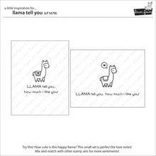 Cargar imagen en el visor de la galería, Llama tell you - Lawn Fawn
