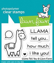 Cargar imagen en el visor de la galería, Llama tell you - Lawn Fawn