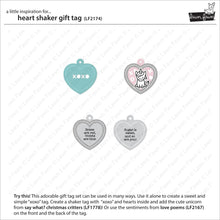 Cargar imagen en el visor de la galería, Heart shaker gift tag - Lawn Fawn
