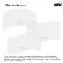 Cargar imagen en el visor de la galería, Hillside stencils - Lawn Fawn