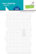 Cargar imagen en el visor de la galería, Ocean wave stencils - Lawn Fawn