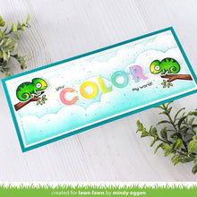 Cargar imagen en el visor de la galería, Slimline cloudy stencils - Lawn Fawn