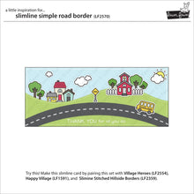 Cargar imagen en el visor de la galería, Slimline simple road border- Lawn Fawn