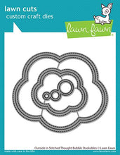 Cargar imagen en el visor de la galería, Outside in stitched thought bubble stackables - Lawn Fawn