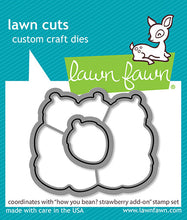 Cargar imagen en el visor de la galería, How you bean? strawberries add-on (sello y troquel) - Lawn Fawn
