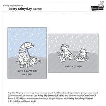 Cargar imagen en el visor de la galería, Beary rainy day ( sello y troquel) - Lawn Fawn