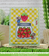 Cargar imagen en el visor de la galería, How you bean? strawberries add-on (sello y troquel) - Lawn Fawn