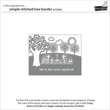 Cargar imagen en el visor de la galería, Simple stitched tree border - Lawn Fawn