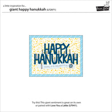 Cargar imagen en el visor de la galería, Giant happy hanukkah- Lawn Fawn