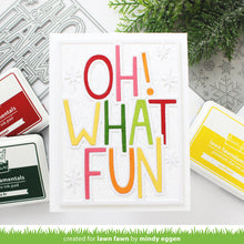 Cargar imagen en el visor de la galería, Giant outlined oh what fun- Lawn Fawn