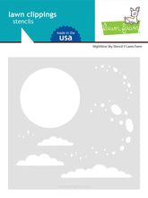 Cargar imagen en el visor de la galería, Nighttime sky stencil - Lawn Fawn