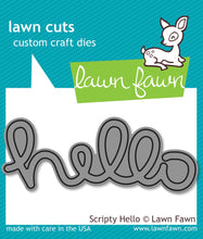 Cargar imagen en el visor de la galería, Scripty hello- Lawn Fawn