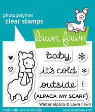 Cargar imagen en el visor de la galería, Winter alpaca - Lawn Fawn