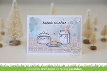 Cargar imagen en el visor de la galería, Milk and cookies (sello y troquel) - Lawn Fawn