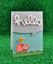 Cargar imagen en el visor de la galería, Scripty hello- Lawn Fawn