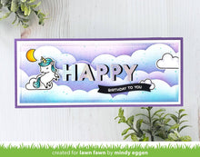 Cargar imagen en el visor de la galería, Slimline cloudy stencils - Lawn Fawn