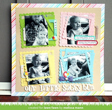 Cargar imagen en el visor de la galería, Stitched scalloped square frames- Lawn Fawn