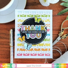 Cargar imagen en el visor de la galería, Butterflies Background Stencil - Waffle Flower