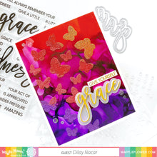 Cargar imagen en el visor de la galería, Butterflies Background Stencil - Waffle Flower