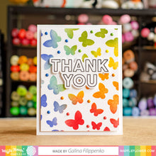 Cargar imagen en el visor de la galería, Butterflies Background Stencil - Waffle Flower