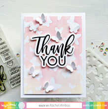 Cargar imagen en el visor de la galería, Butterflies Background Stencil - Waffle Flower