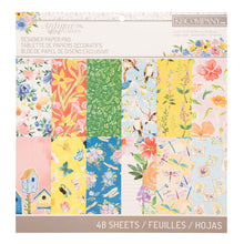 Cargar imagen en el visor de la galería, Block de Cartulinas 12*12 Antique Garden - K & Company