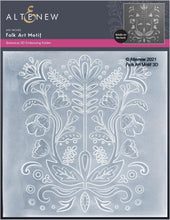 Cargar imagen en el visor de la galería, Folk Art Motif 3D Embossing Folder - Altenew