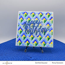 Cargar imagen en el visor de la galería, Geo Triangles 3D Embossing Folder Geometric - Altenew