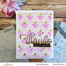 Cargar imagen en el visor de la galería, Geo Triangles 3D Embossing Folder Geometric - Altenew
