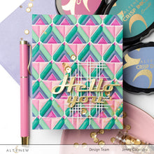 Cargar imagen en el visor de la galería, Geo Triangles 3D Embossing Folder Geometric - Altenew