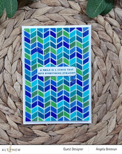 Cargar imagen en el visor de la galería, Tiled Chevron 3D Embossing Folder Geometric - Altenew