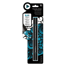 Cargar imagen en el visor de la galería, Blue turquoise shades Tri Blend Marker - Spectrum Noir