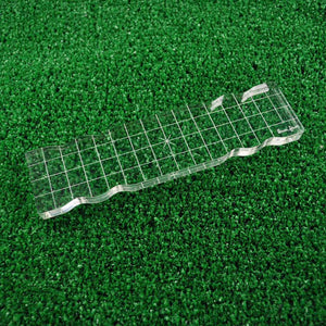 2"x8" grip block with grid  - Lawn Fawn