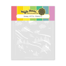 Cargar imagen en el visor de la galería, Snowy Hills Stencil- Waffle Flower
