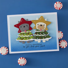 Cargar imagen en el visor de la galería, DECK THE PAWS CLEAR STAMP &amp; DIE SET FROM THE MERRY MISCHIEF COLLECTION
