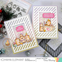 Cargar imagen en el visor de la galería, A Capybara Christmas SELLO Y TROQUEL - Mama Elephant
