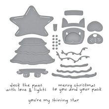 Cargar imagen en el visor de la galería, DECK THE PAWS CLEAR STAMP &amp; DIE SET FROM THE MERRY MISCHIEF COLLECTION
