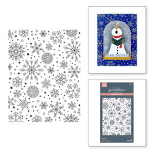 Cargar imagen en el visor de la galería, Snowfall Shimmer BetterPress Plate from the Wonderland Collection
