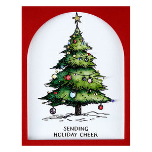 Twinkle Bright Tree Registration BetterPress Plates from the Wonderland Collection