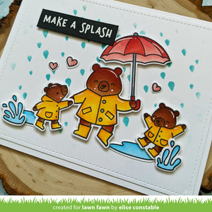 Beary rainy day- Lawn Fawn