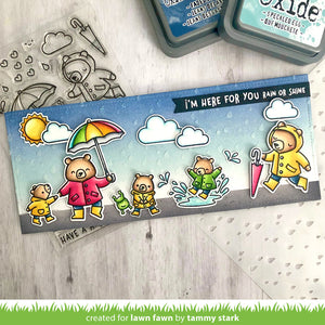 Beary rainy day- Lawn Fawn
