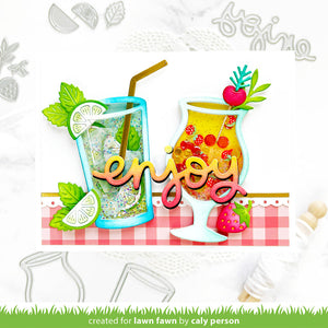 Build-a-drink cocktail add-on - Lawn fawn