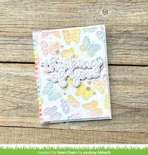 Cargar imagen en el visor de la galería, butterfly background stencils -  Lawn fawn
