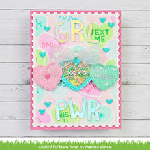 Cargar imagen en el visor de la galería, Candy hearts stencils- Lawn Fawn
