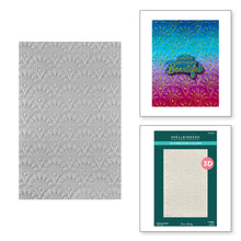 Cargar imagen en el visor de la galería, Peacock Motif 3D Embossing Folder from the Peacock Paradise Collection by Dawn Bibby
