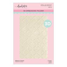 Cargar imagen en el visor de la galería, Ribbons &amp; Seams 3D Embossing Folder by Frank Garcia
