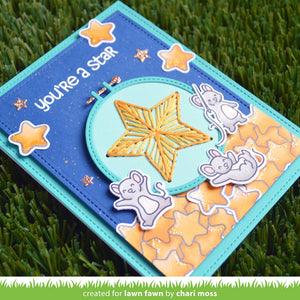 Embroidery hoop star add-on-   Lawn Fawn
