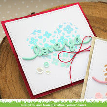 Cargar imagen en el visor de la galería, Floral heart hot foil plate- Lawn Fawn
