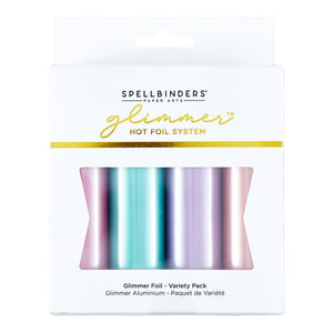 Satin Pastels Glimmer Hot Foil Rolls -Spellbinders