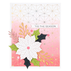 Glimmer Monoline Stars Hot Foil Plate from the Glimmer for the Holidays Collection